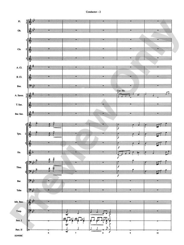 Fanfare and Processional on an Old English Carol - Concert Band Conductor Score & Parts (Digital Download)
