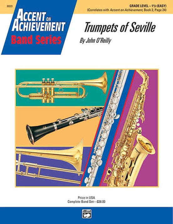 Trumpets of Seville - Concert Band Conductor Score & Parts (Digital Download)