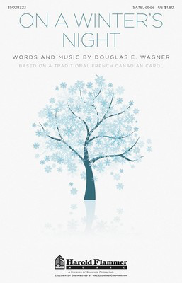 On a Winter's Night - SATB Douglas E. Wagner Shawnee Press Choral Score Octavo