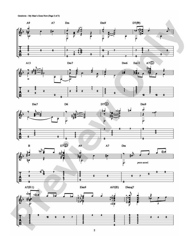 My Man's Gone Now - Guitar TAB (Digital Download)