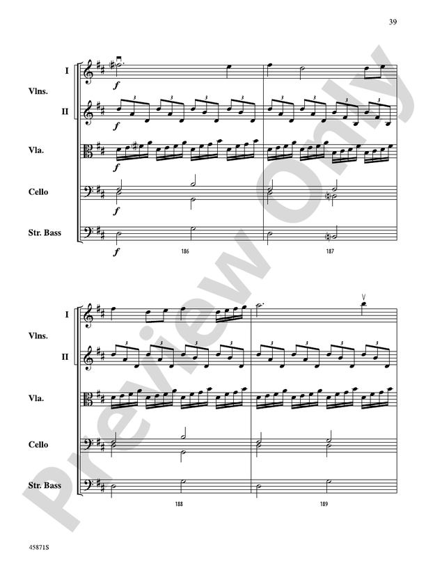 Hemispheres - String Orchestra Conductor Score & Parts (Digital Download)