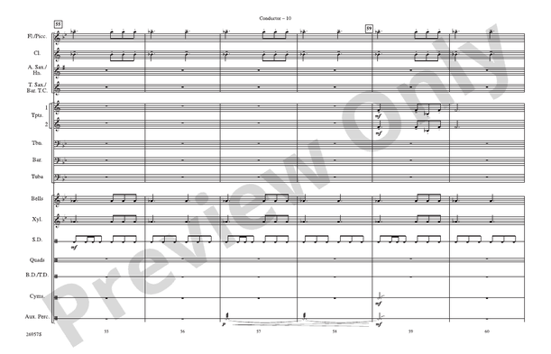Superman Opener – Marching Band Conductor Score & Parts (Digital Download)