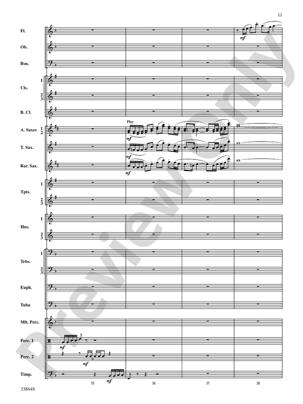 Montana Visions - Concert Band Conductor Score & Parts (Digital Download)
