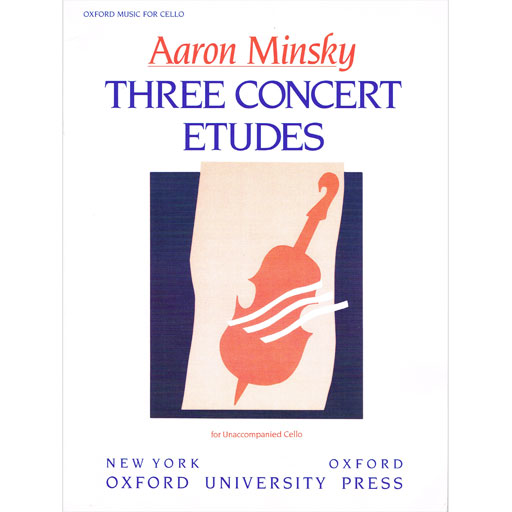 Minksy - Concert Etudes - Cello Solo Oxford 9780193858404