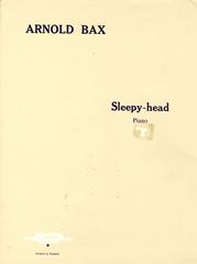 Bax - Sleepy Head - Piano Solo (Digital Download)