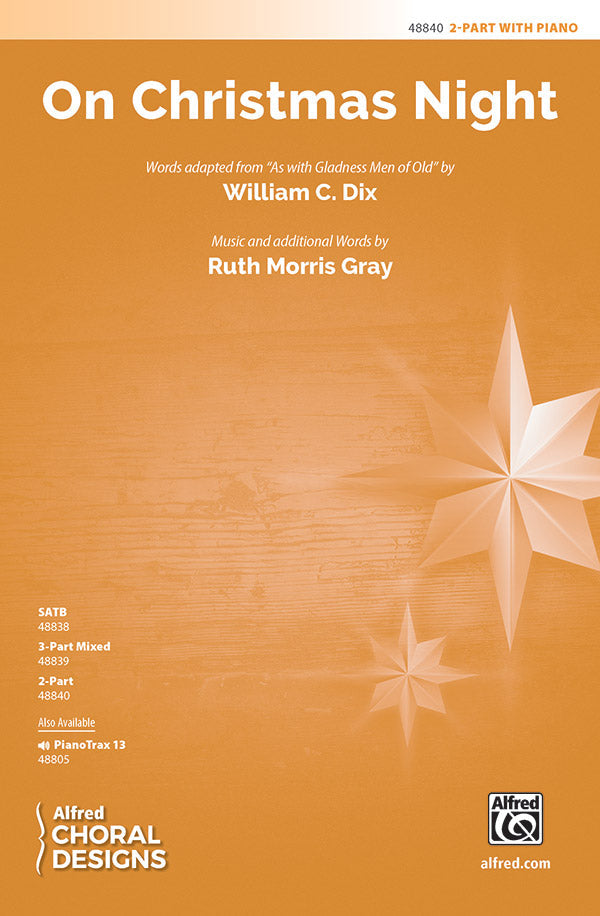 On Christmas Night SA - Dix WIlliam Gray Ruth Morris Alfred 48840