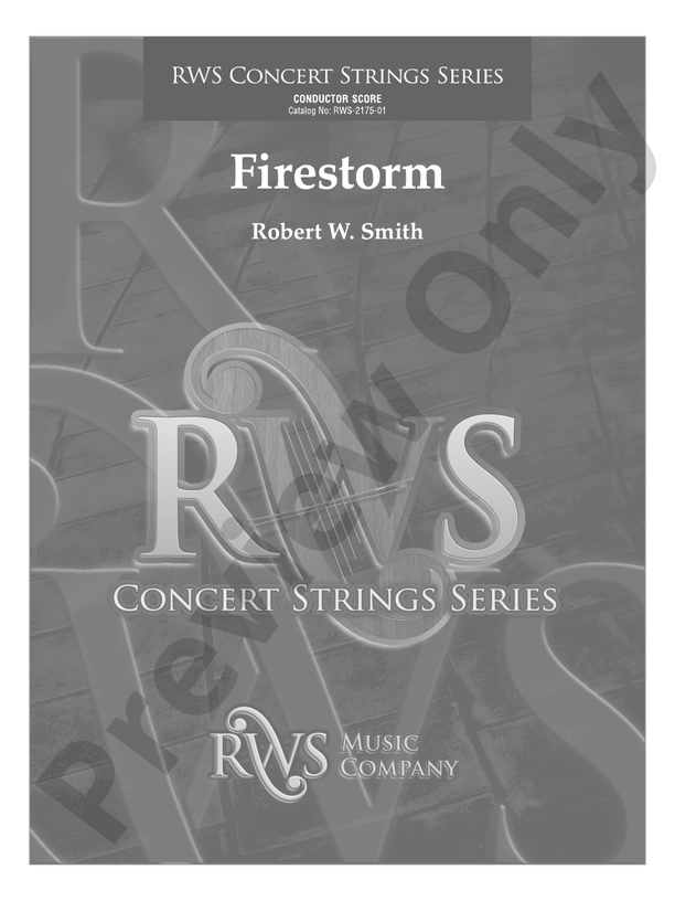 Firestorm - String Orchestra Conductor Score & Parts (Digital Download)