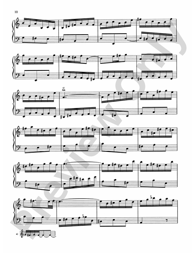 Bach - Notebook for Anna Magdalena Bach - Piano Solo (Digital Download)