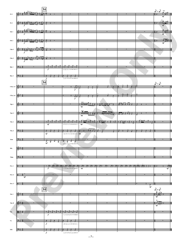 Bells of the Winter Range - Full Orchestra Conductor Score & Parts (Digital Download)