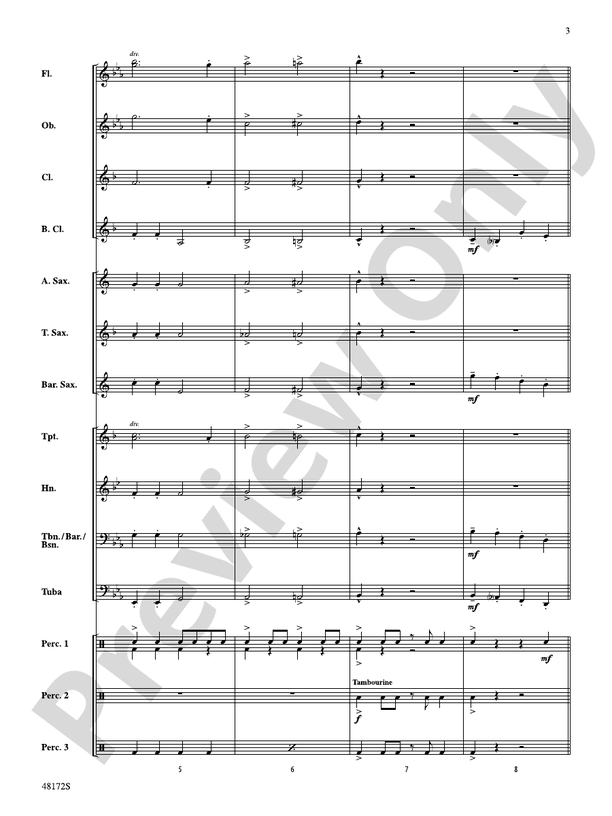 I Got Rhythm - Concert Band Conductor Score & Parts (Digital Download)