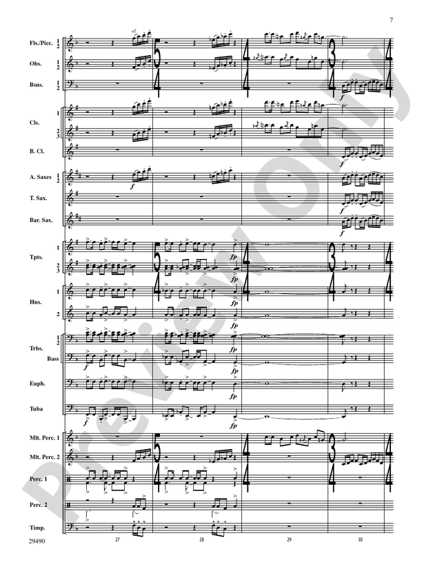 West River Jubilee - Concert Band Conductor Score & Parts (Digital Download)