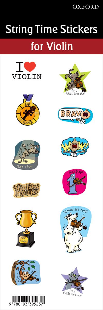 Fiddle Time Stickers