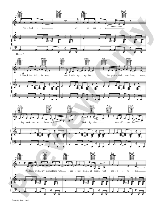 Break My Soul - Beyonce - PVG (Digital Download)