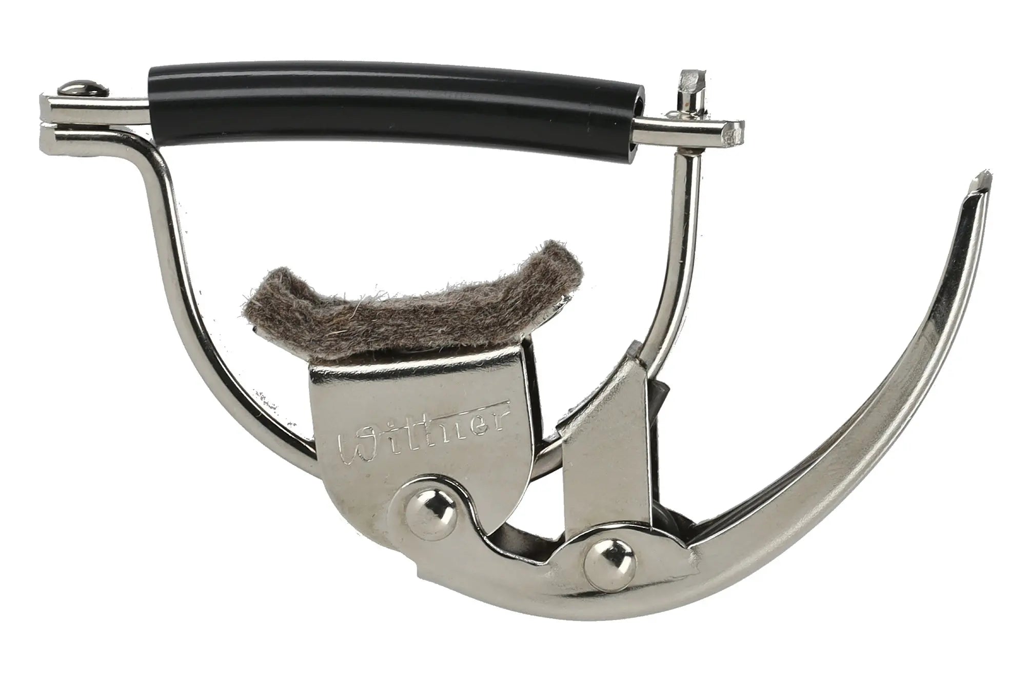 Acoustic Guitar Capo - Wittner Vintage Metal Nickel