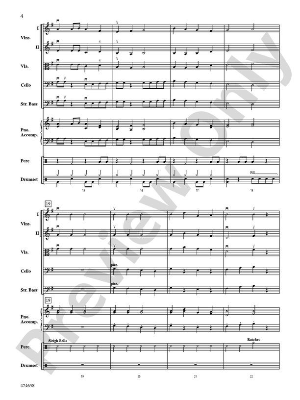 Secret Santa - String Orchestra Conductor Score & Parts (Digital Download)
