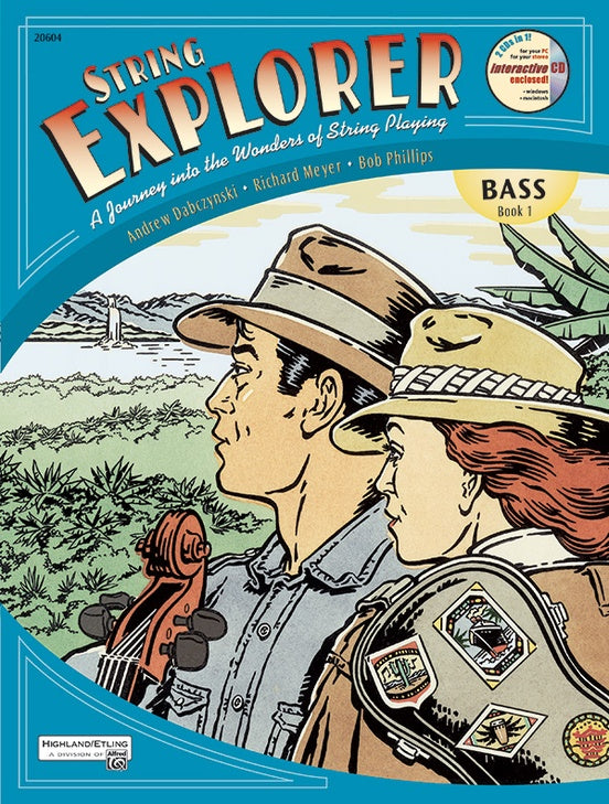 String Explorer Book 1 - Double Bass Book/ECD