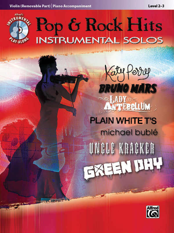 Pop & Rock Hits Inst Solos Violin Bk/CdK/CD