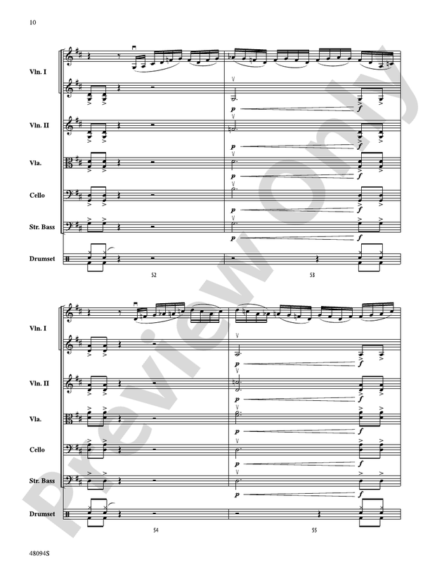 Rockin' 67 Blues - String Orchestra Conductor Score & Parts (Digital Download)