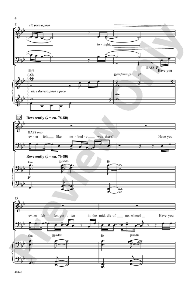 Found/Tonight – SATB Choral Octavo (Digital Download)