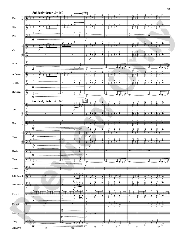 Winds of Change - Concert Band Conductor Score & Parts (Digital Download)