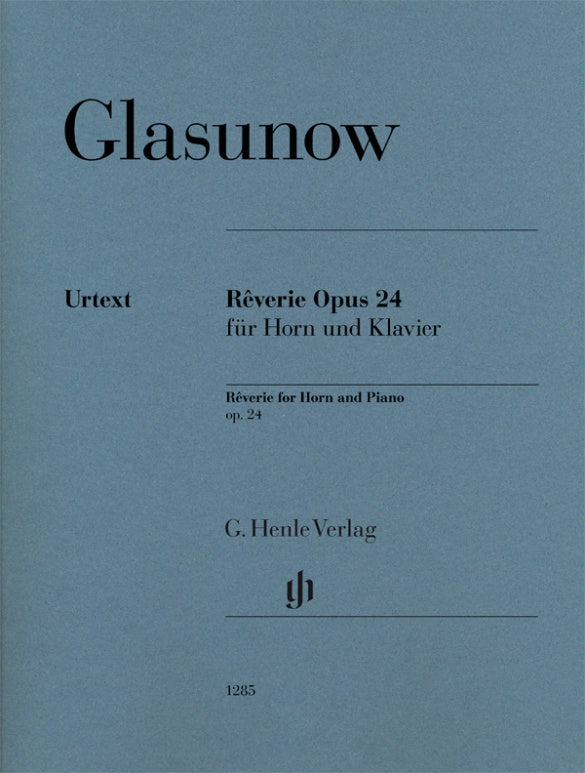 Glazunov - Reverie Op24 - French Horn/Piano Accompaniment Henle HN1285