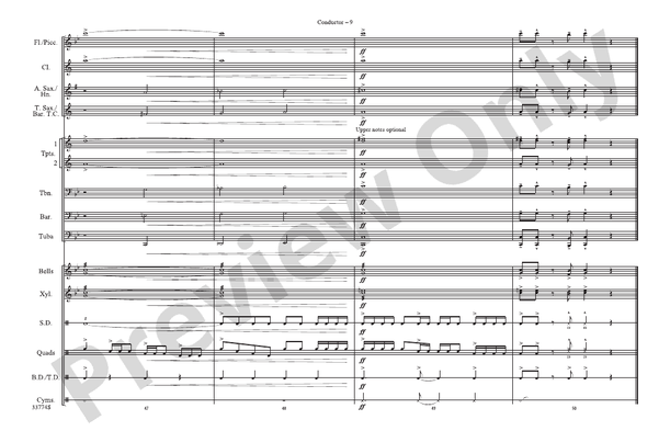 El Zorro – Marching Band Conductor Score & Parts (Digital Download)