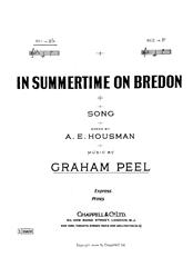 In Summertime On Bredon - Eb Major Vocal/Piano (Digital Download)