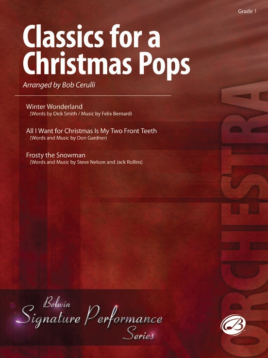 Classics for a Christmas Pops, Level 1 – String Orchestra Conductor Score & Parts (Digital Download)