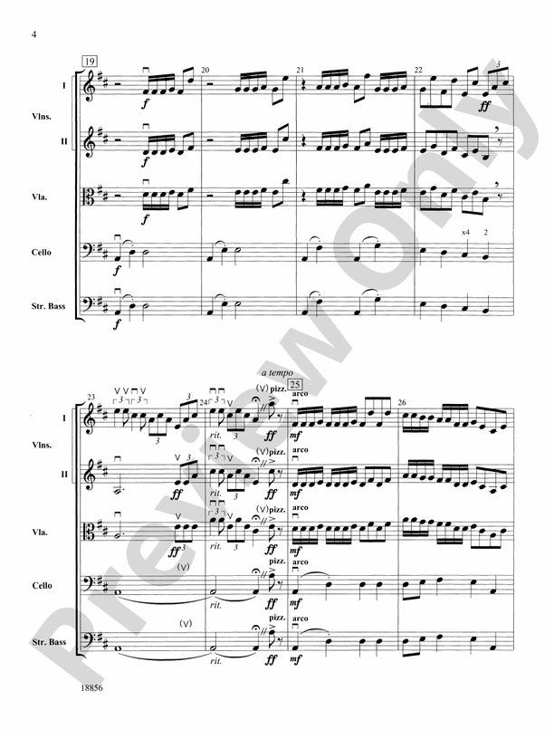 Fables – String Orchestra Conductor Score & Parts (Digital Download)