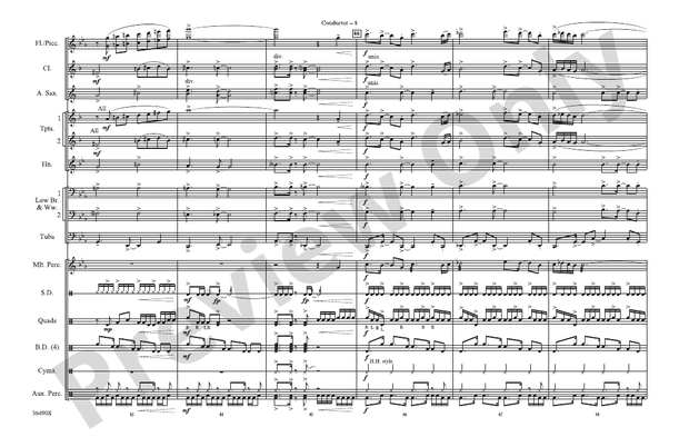 El Gato Caliente – Marching Band Conductor Score & Parts (Digital Download)