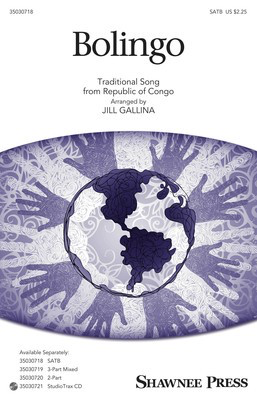 Bolingo - SATB Jill Gallina Shawnee Press Octavo