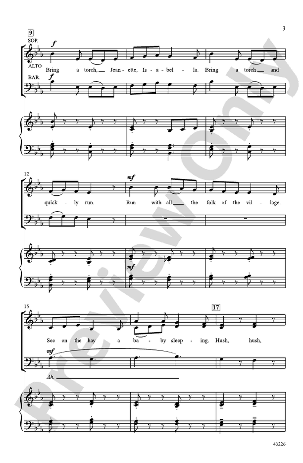 Joyeux Noël! – 3 Part Mixed Choral Octavo (Digital Download)