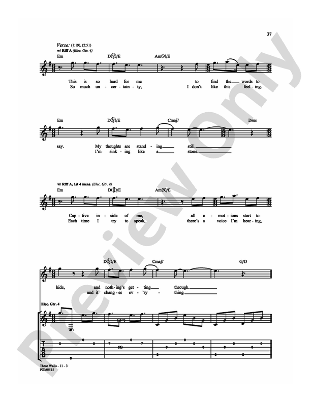 These Walls - Dream Theater - Guitar TAB (Digital Download)
