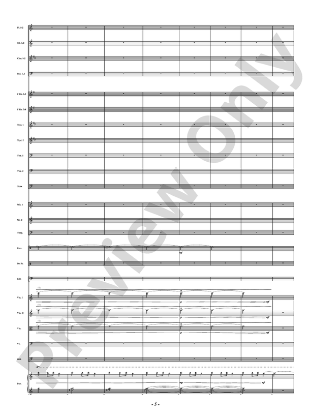 Ukrainian Bell Carol - Full Orchestra Conductor Score & Parts (Digital Download)