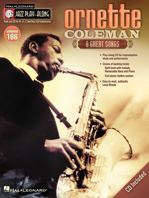 Ornette Coleman - Jazz Play-Along Volume 166 - Bb Instrument|Bass Clef Instrument|C Instrument|Eb Instrument Hal Leonard Lead Sheet /CD