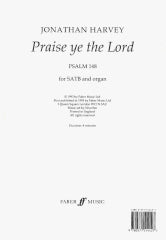Praise ye the Lord - SATB Chorus (Digital Download)