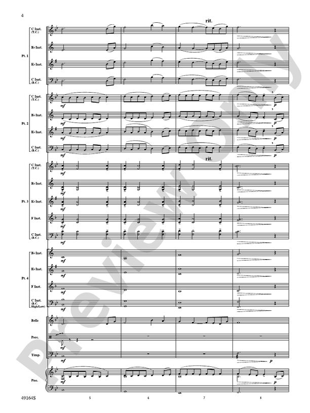Down by the Salley Gardens (Flexible Arrangement) - Concert Band Conductor Score & Parts (Digital Download)