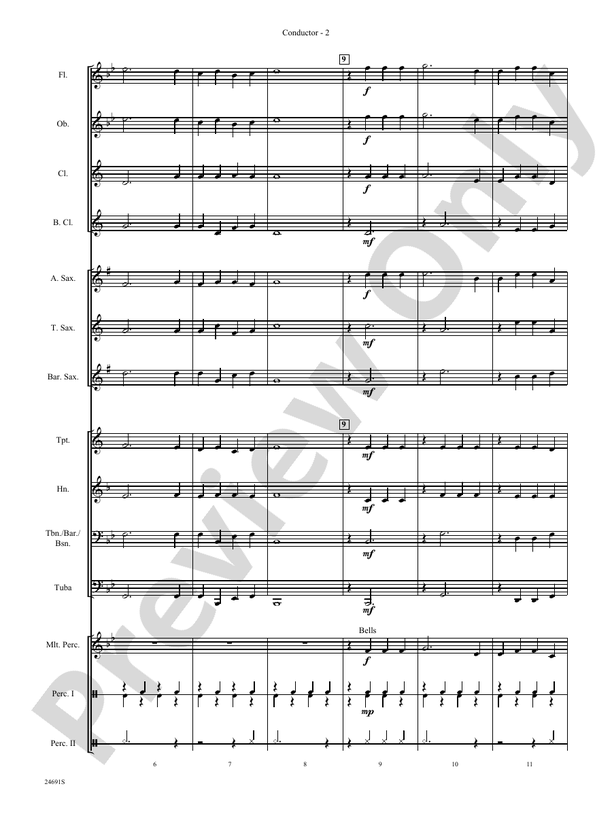 Belwin Very Beginning Band Kit #2 - Concert Band Conductor Score & Parts (Digital Download)