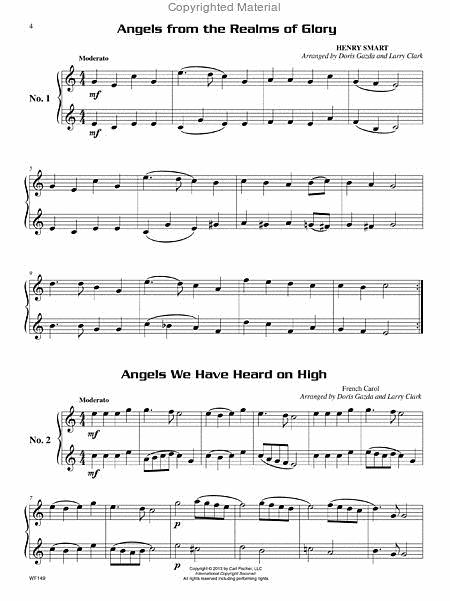 Compatible Christmas Duets for Winds - Clarinet/Trumpet/Tenor Sax/Baritone TC - Gazda/Clark - Fischer