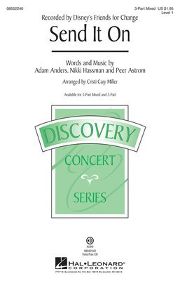 Send It On - Discovery Level 1 - 2-Part Cristi Cary Miller Hal Leonard Choral Score Octavo