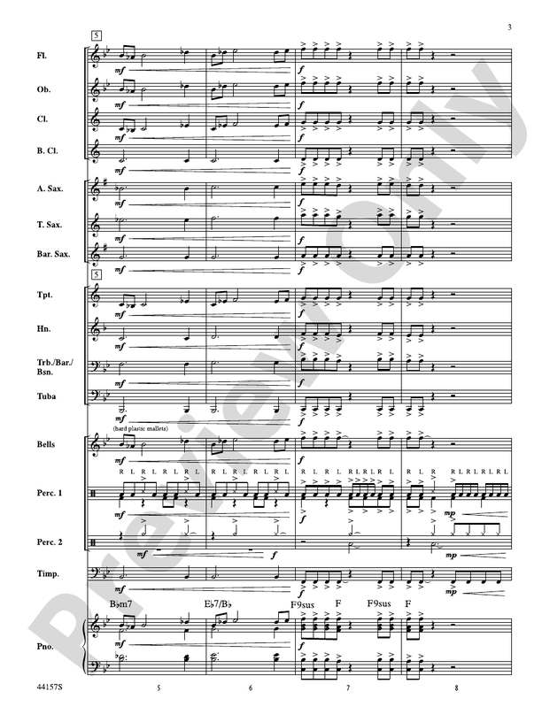 Worksite - Concert Band Conductor Score & Parts (Digital Download)