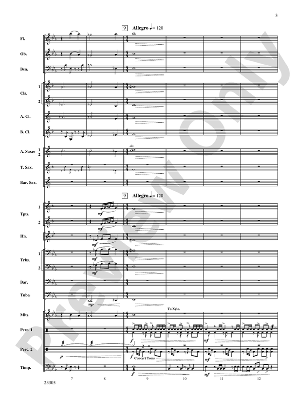 Chronos - Concert Band Conductor Score & Parts (Digital Download)