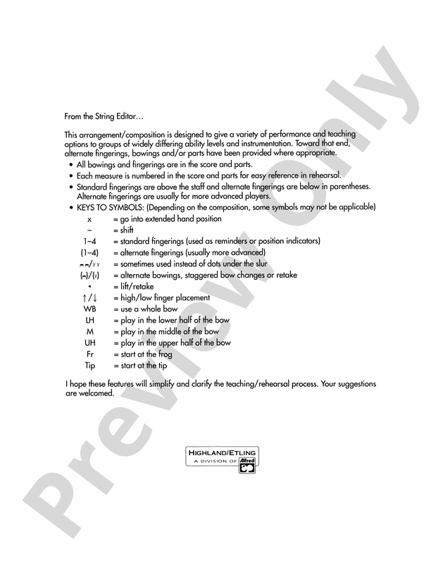 English Fugue – String Orchestra Conductor Score & Parts (Digital Download)