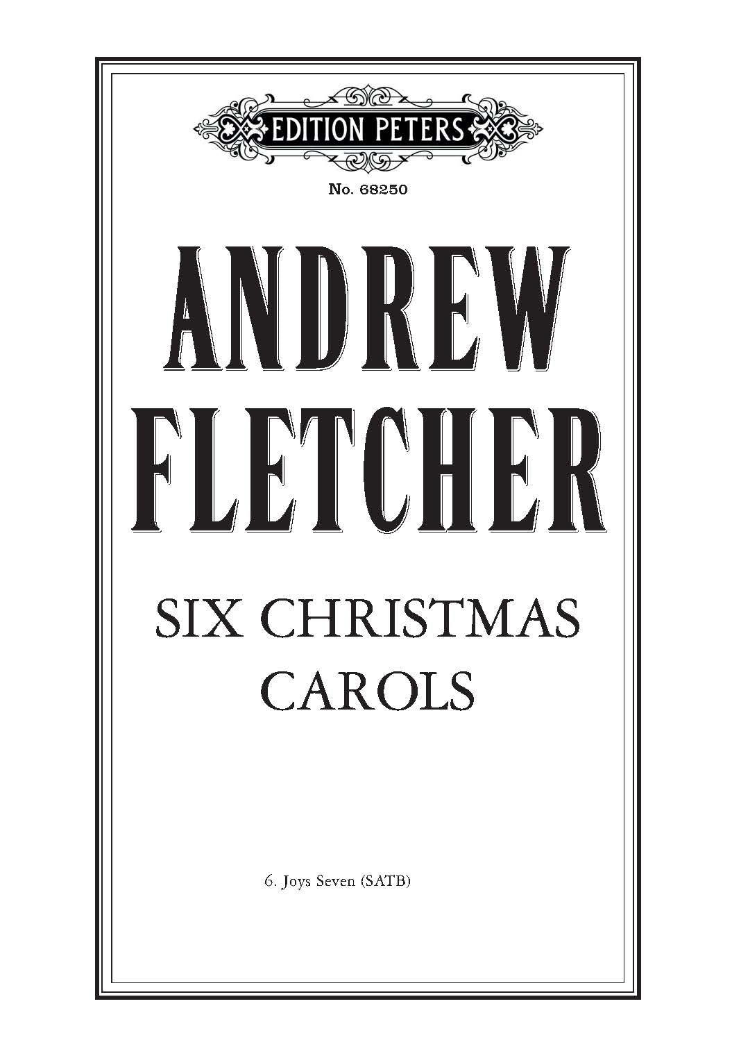 Joys Seven - SATB Choral Octavo (Digital Download)