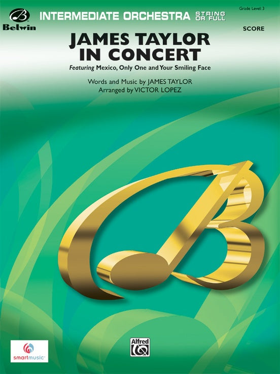 James Taylor in Concert – Full Orchestra Conductor Score & Parts (Digital Download)