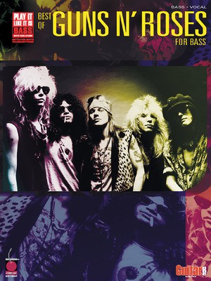 Best of Guns N' Roses for Bass - Bass Guitar Cherry Lane Music Bass TAB
