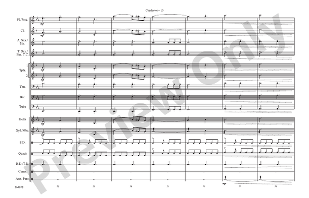 World of Warcraft, Part III – Marching Band Conductor Score & Parts (Digital Download)