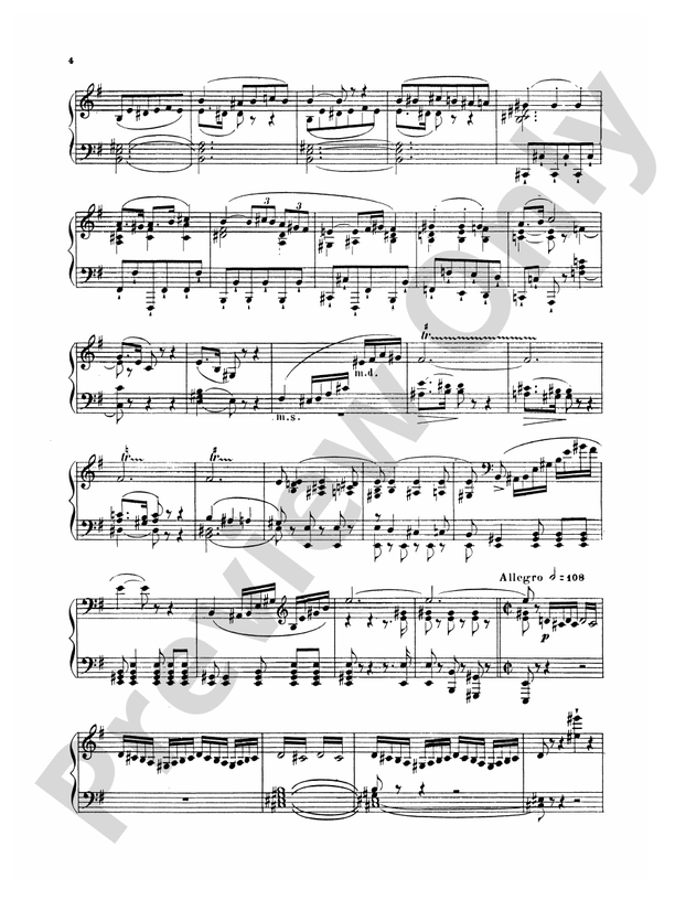 Rossini - Album of Six Overtures - Piano Solo (Digital Download)