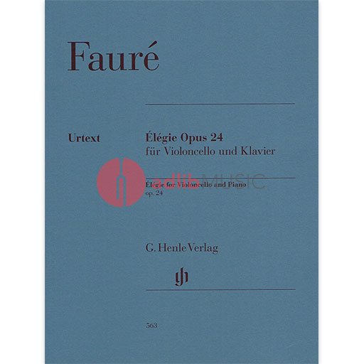 Faure - Elegie Op24 - Cello/Piano Accompaniment Henle HN563