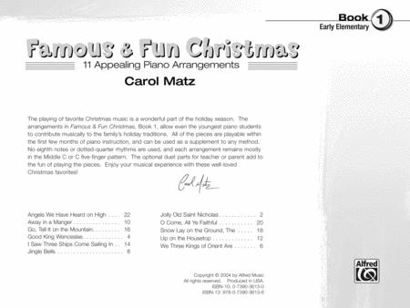 Famous & Fun Christmas Book 1